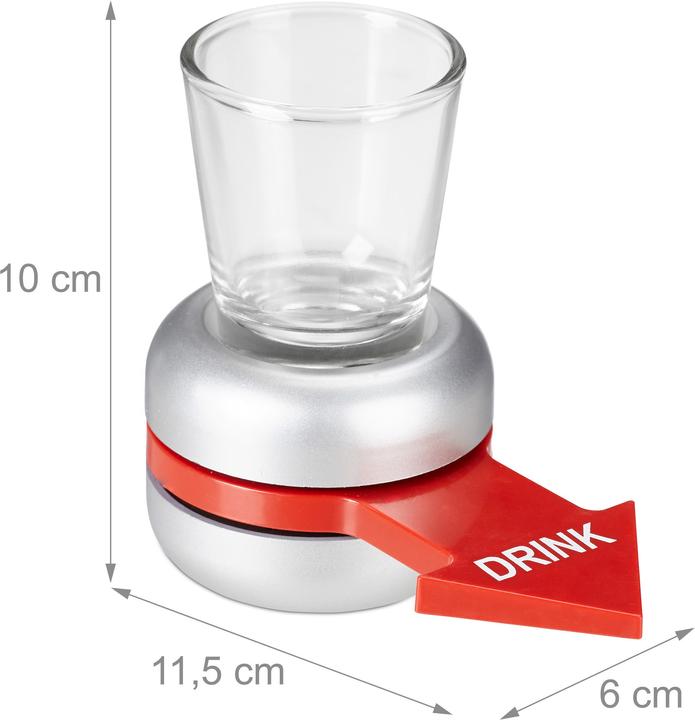 Immagine prodotto Relaxdays Gioco della Bottiglia Alcolico, Spin the Shot