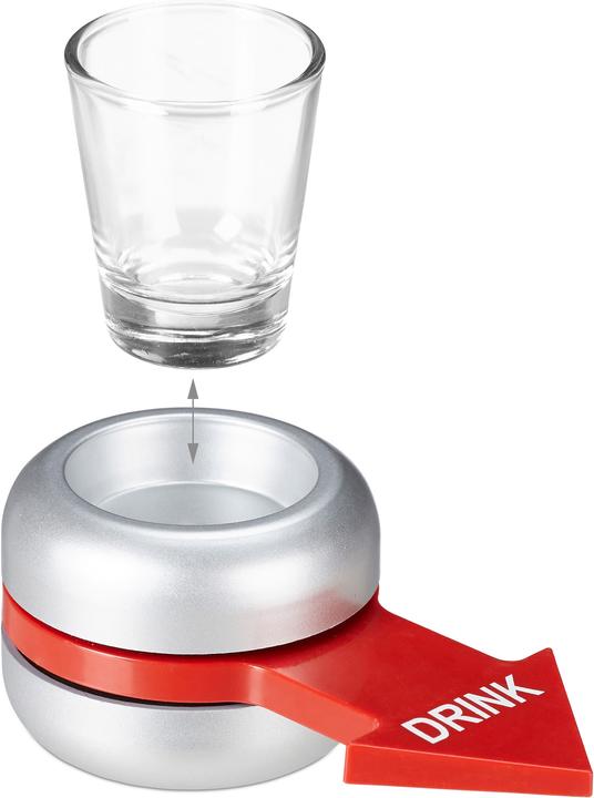 Immagine prodotto Relaxdays Gioco della Bottiglia Alcolico, Spin the Shot