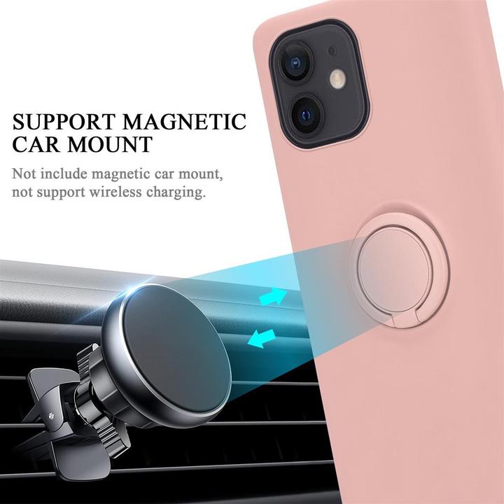 Produktbild Cadorabo TPU Liquid Ring Silicone Case Hülle (Apple iPhone 12 mini)