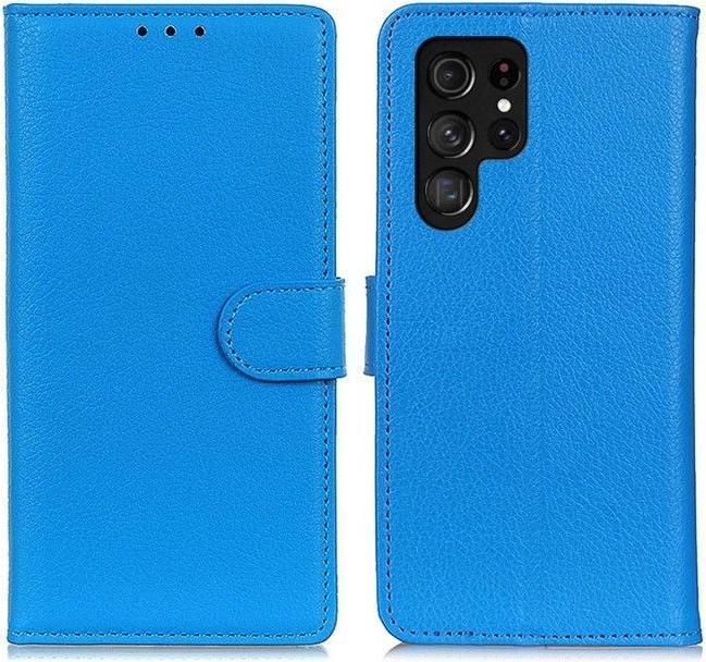 Actual product image MU Classic Litchi Leather Bookcover Series (Samsung Galaxy S24 Ultra)