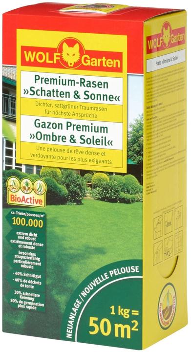 Wolf-Garten LP 50 Schatten & Sonne (Rasensamen)