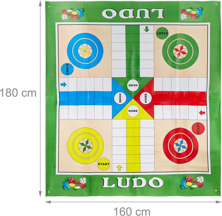 Image du produit Relaxdays Ludo (180 x 160 x 10 cm)