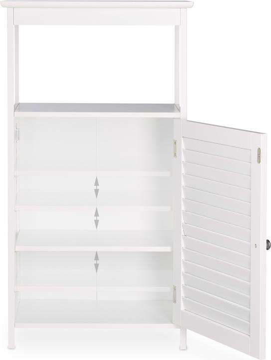 Actual product image Relaxdays Bathroom Shelf 2 Doors (45 x 30 x 83 cm)