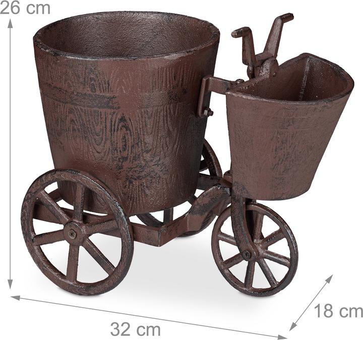 Produktbild Relaxdays Gartendeko Fahrrad