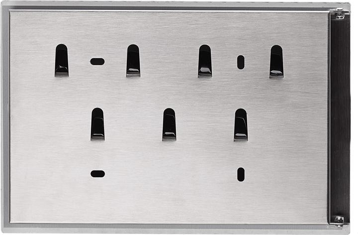 Produktbild Relaxdays Schlüsselkasten Glasmagnettafel (30 x 5.5 x 20 cm)