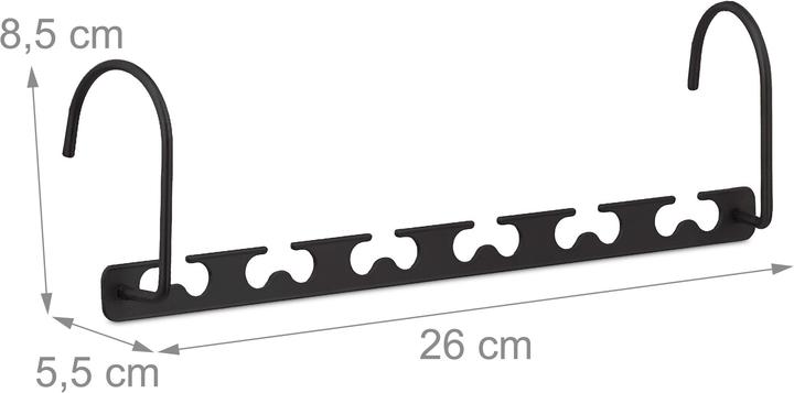 Actual product image Relaxdays Space saving bracket (6 x)