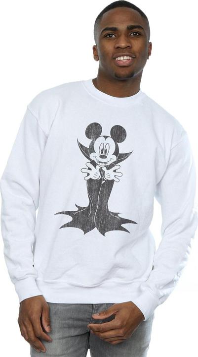 Actual product image Disney Mens Mickey Mouse Dracula Sweatshirt (XXL)