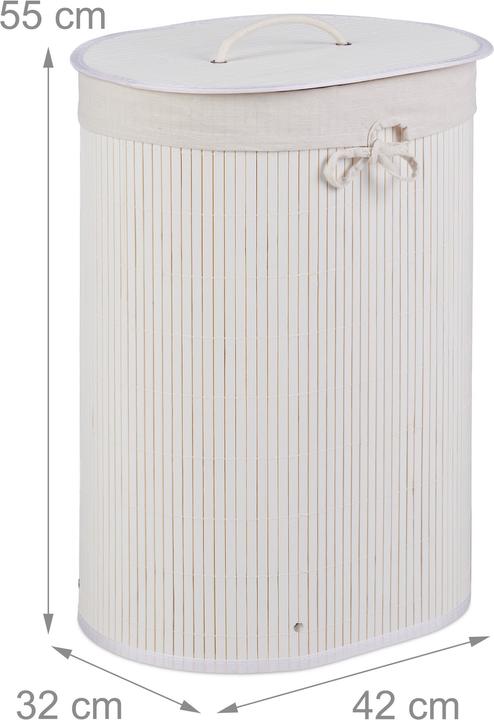 Actual product image Relaxdays Rectangular Hamper (46 l)