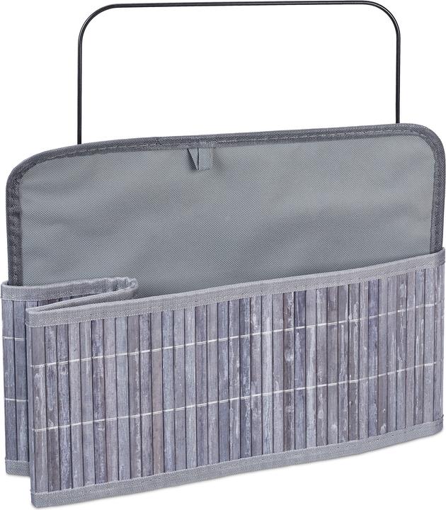 Immagine prodotto Relaxdays Cesta in bambù portaoggetti (1 x, 38 x 28,5 x 16,5 cm)