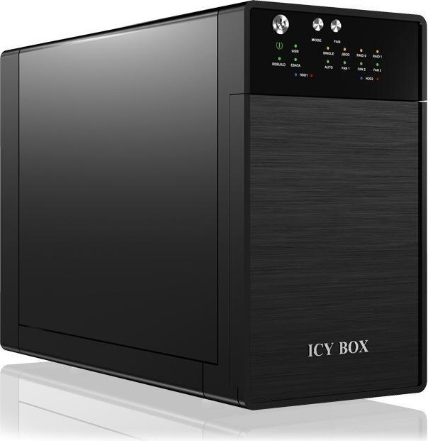 Actual product image Icy Box Raidsonic external dual RAID system for 3.5" SATA I (3.5")