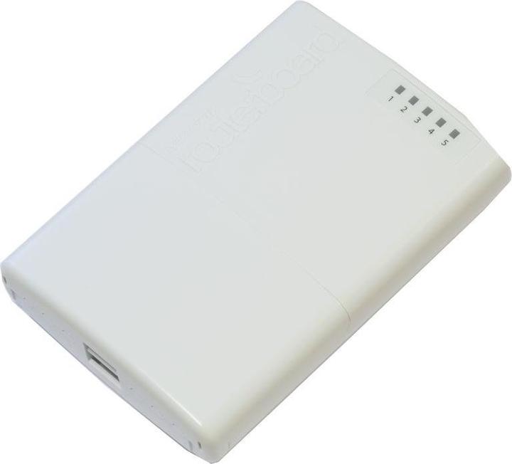 Actual product image MikroTik MT RB750P-PBR2 PowerBox Outdoor 5x Ethernet Port Router with PoE Output 6V-30V