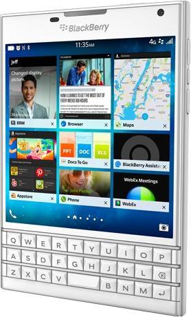 Immagine prodotto BlackBerry Passaporto (32 GB, Bianco, 4.50", SIM singola, 13 Mpx, 4G)