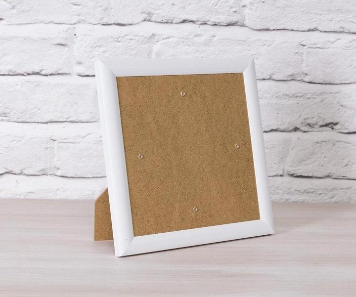 Image du produit Craft Buddy Accessoires pour l'art du cristal Cadre photo blanc 21 x 21 cm