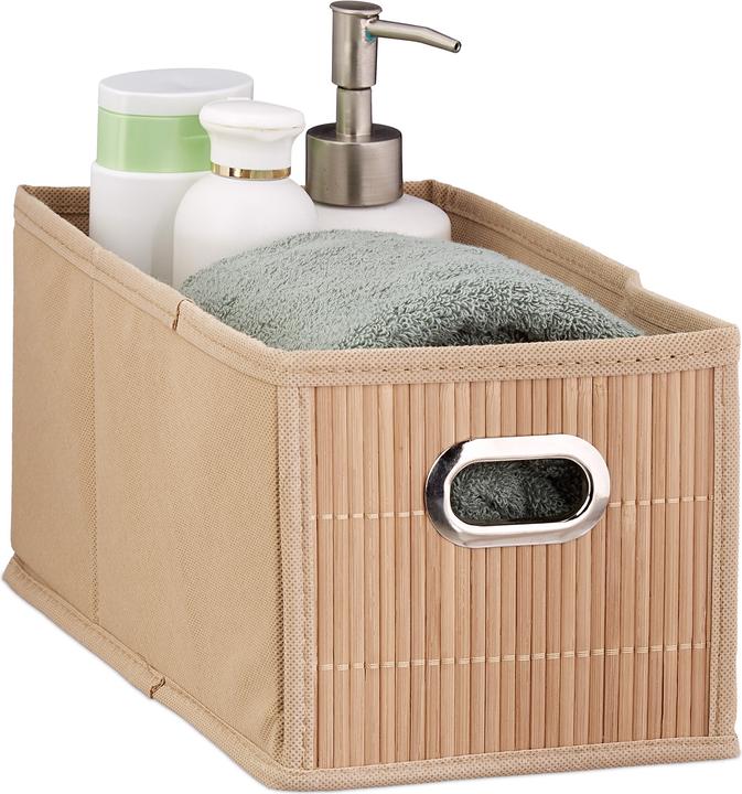 Produktbild Relaxdays Aufbewahrungskorb (1 x, 15 x 31 x 14 cm)