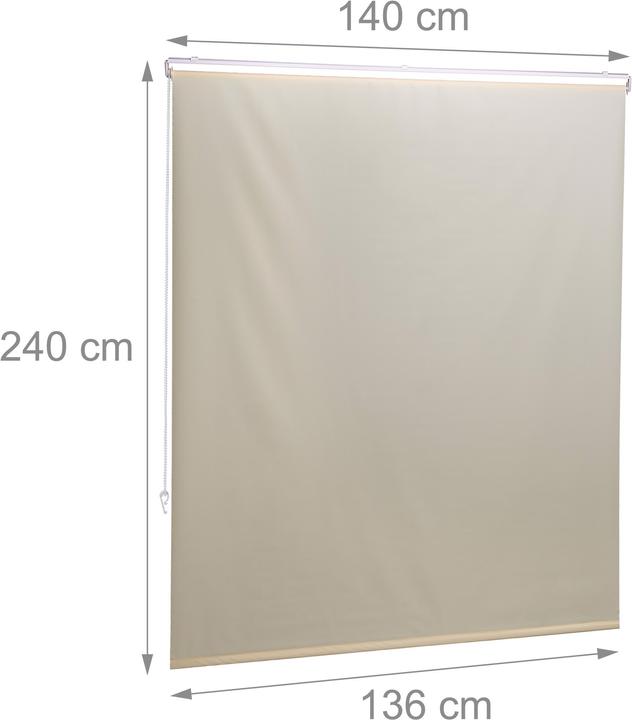 Produktbild Relaxdays Duschrollo (140 x 4.5 x 240 cm)