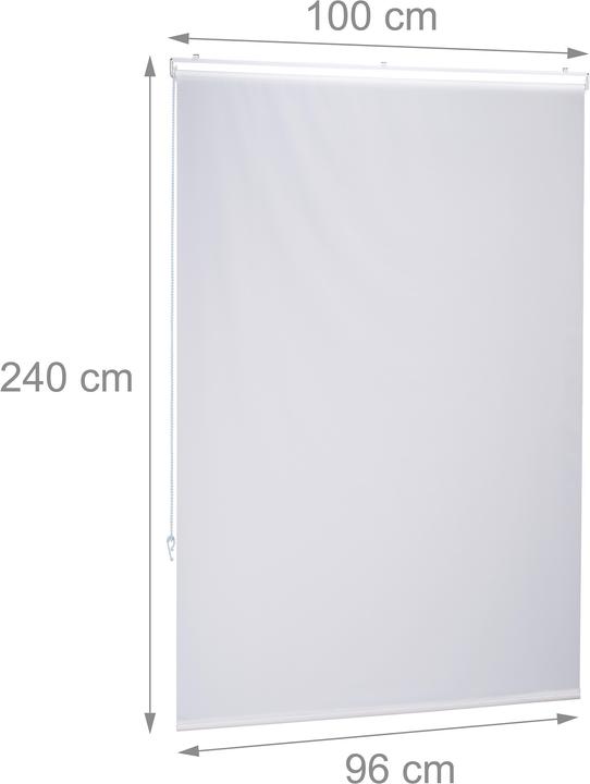 Actual product image Relaxdays Shower roller blind (100 x 4.5 x 240 cm)