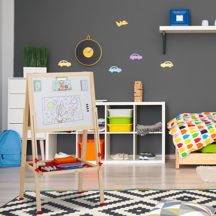 Actual product image Relaxdays Two-Sided board for Kids