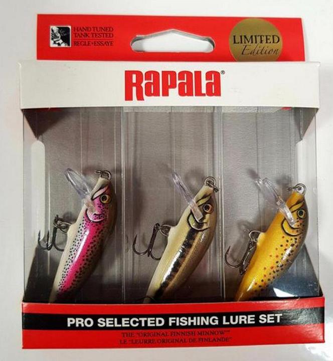 Actual product image Rapala Top Special Truite Set Minnow Kit - Perfect for anglers!