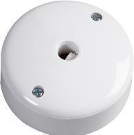 Actual product image Csdk SL CSP outlet rosette can 3 conductors A-model Ø73 mm White