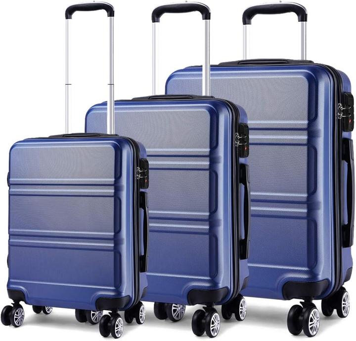 Produktbild Kono ABS Kabinenkoffer Handgepäck mit TSA-Schloss 55 cm (38 l, Handgepäck (bis 50l))