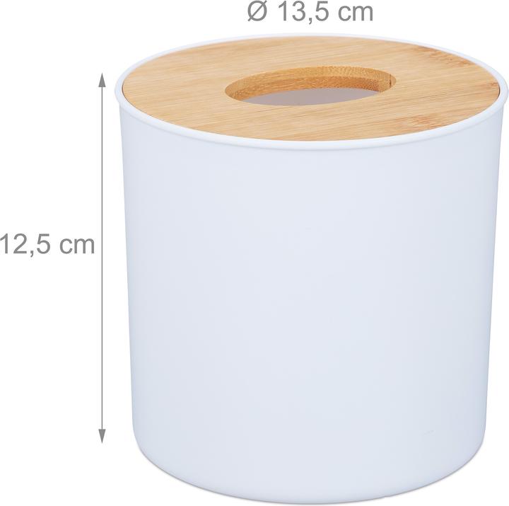 Actual product image Relaxdays Cosmetic tissue box