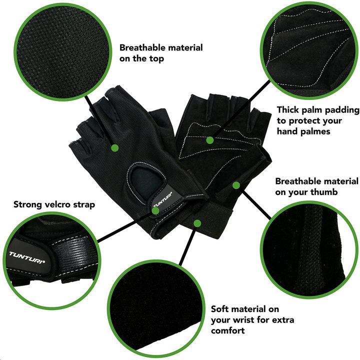 Immagine prodotto Tunturi Fitness Training Handschuhe "Easy Fit Pro" (L)