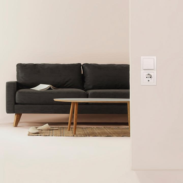 Produktbild MCP MCPOWER Schalter und Steckdosen Set Flair "Einfamilienhaus", 95-teilig, weiss