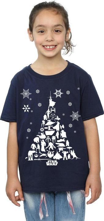 Immagine prodotto Star Wars Christmas Tree Maglietta Ragazze (152, 158)