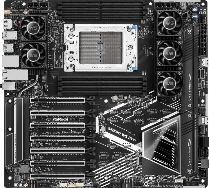 Image du produit AsRock WRX90 WS EVO (sTR5, AMD WRX90, E-ATX)