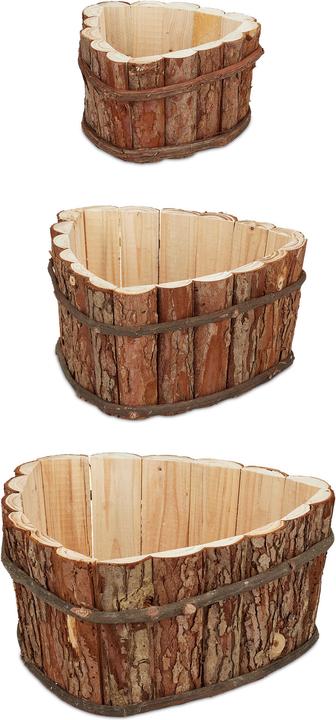 Image du produit Relaxdays Bacs fleurs (29 cm)