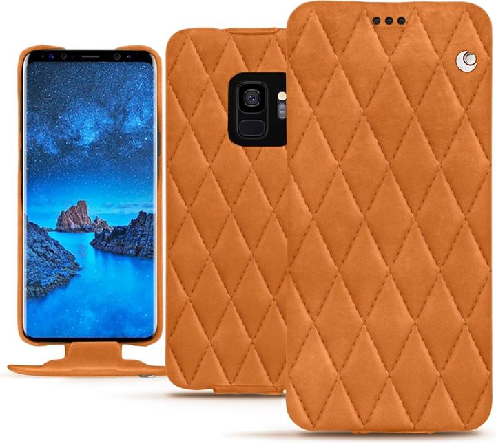 Actual product image Noreve Leather cover vertical (Samsung Galaxy S9)