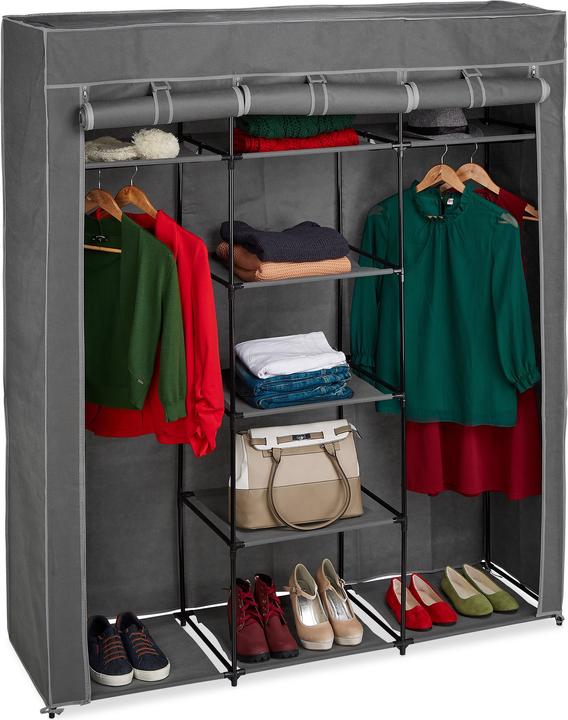 Actual product image Relaxdays Anna Wardrobe (147 x 43 x 172 cm)