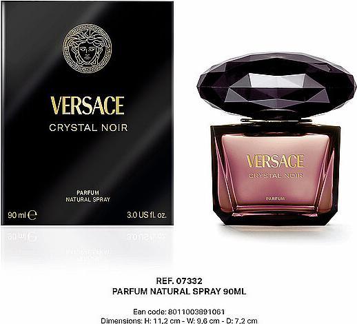 Produktbild Versace Crystal Noir Parfum 90 ml (Eau de Parfum, 90 ml)