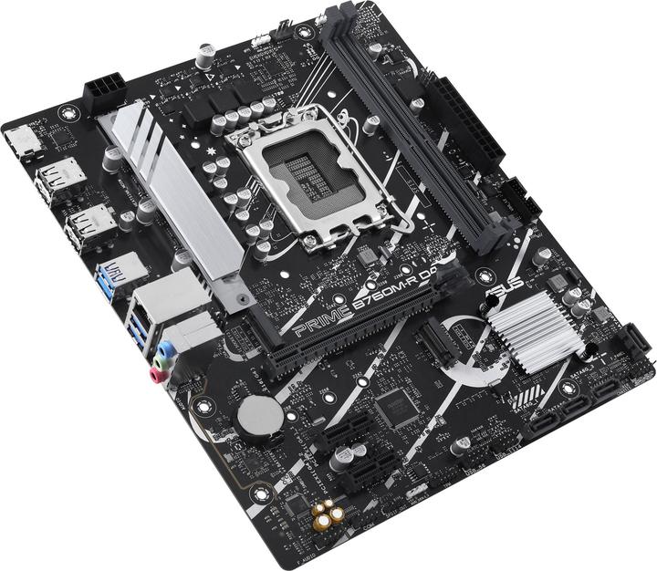 Actual product image ASUS MB PRO B760M-R D4 (LGA 1700, Intel B760, mATX)
