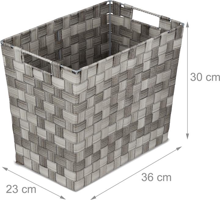 Actual product image Relaxdays Storage Basket (1 x, 36 x 23 x 30 cm)