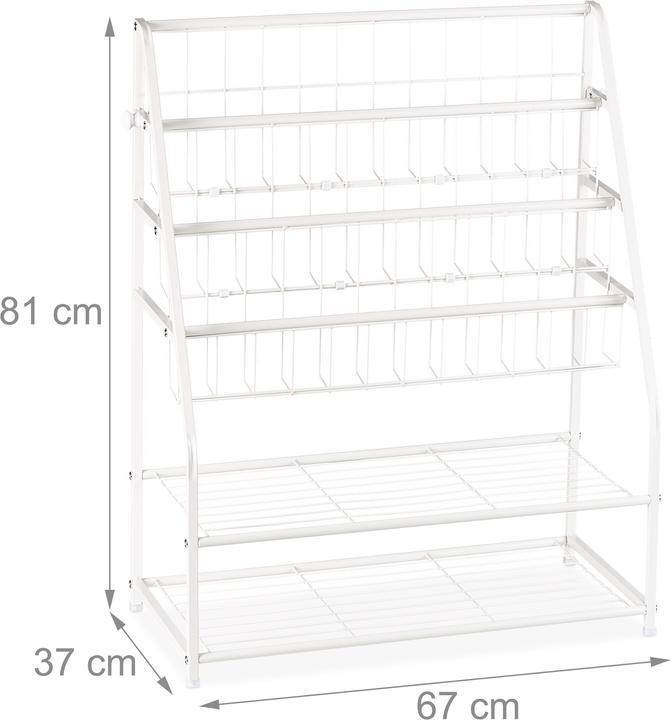 Produktbild Relaxdays Zeitschriftenregal (67 x 37 x 81 cm)