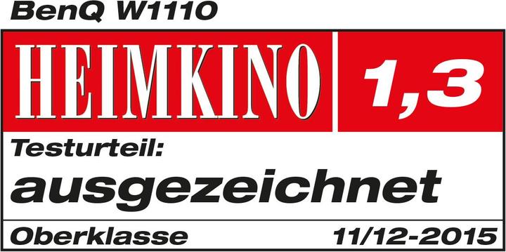 Produktbild BenQ W1110 (Full HD, 2200 lm, 1.15 - 1.5:1)