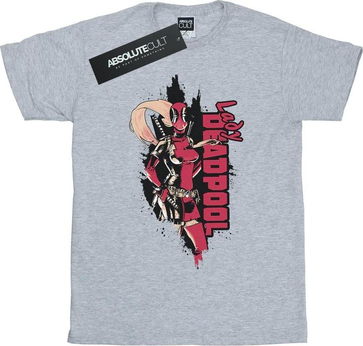 Actual product image Mens Deadpool Lady Deadpool T-Shirt (3XL)