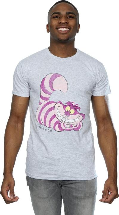 Actual product image Alice In Wonderland Mens Cheshire Cat Cotton T-Shirt (M)