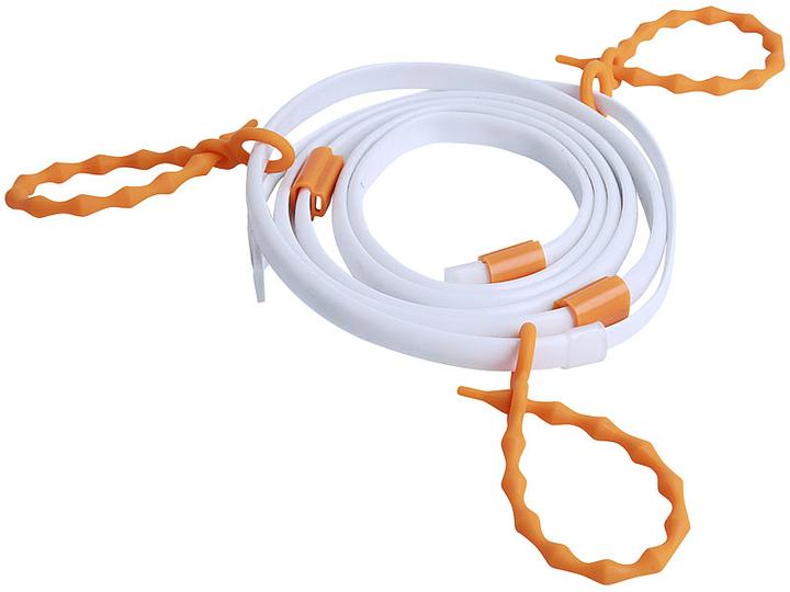 Produktbild Lunartec 2in1-Outdoor-USB-LED-Lichtschlauch, 90 LEDs, 630 lm, weiss, IP67, 3 m (1.84 m)