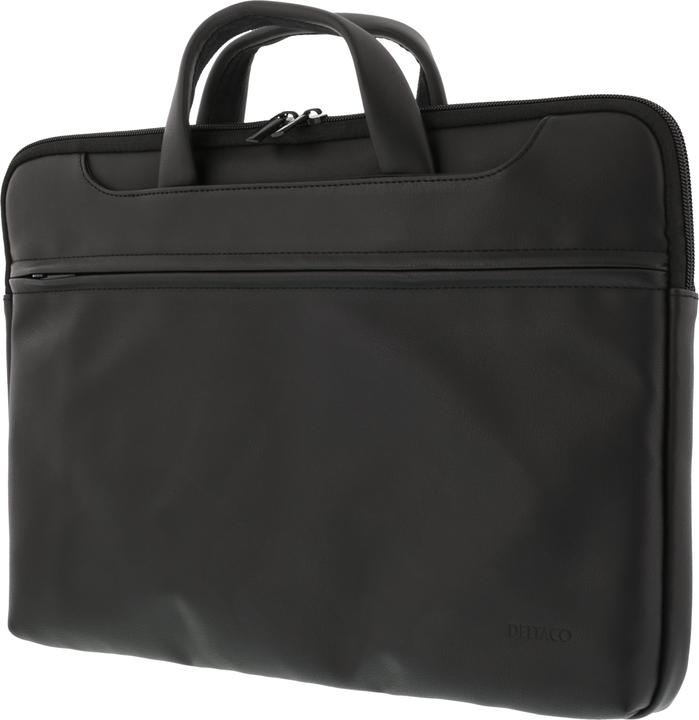 Immagine prodotto Deltaco custodia per laptop fino a 15,6", pelle PU, nero (15.60", Universale)