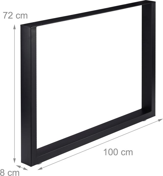 Actual product image Relaxdays Table skids