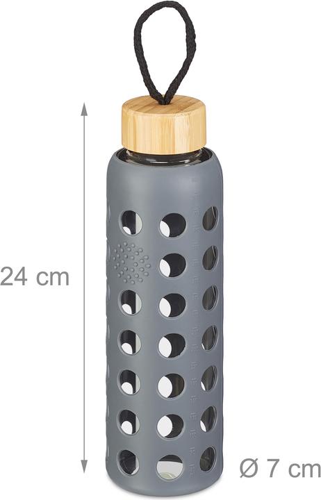 Immagine prodotto Relaxdays borraccia-vetro (0.55 l)