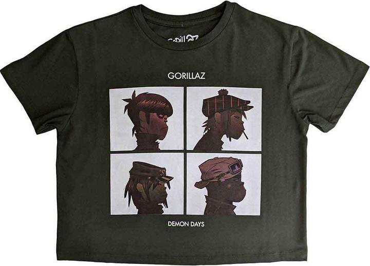 Actual product image Gorillaz Demon Days Crop Top (Girlie) (L)
