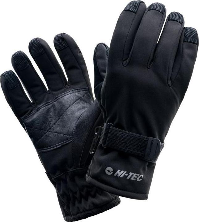 Actual product image Hi-Tec Lansa black ski gloves s. L (L, XL)