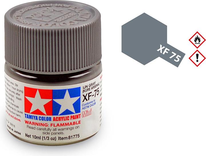 Actual product image Tamiya M-Acr.XF-75 IJN Gray