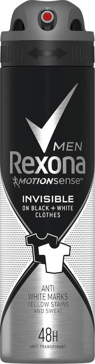 Image du produit Rexona Invisible Black & White (Spray, 150 ml)