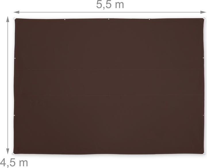 Immagine prodotto Relaxdays Tenda parasole (550 x 450 x 0,1 cm)