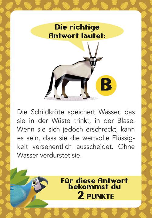 Immagine prodotto National Geographic Quiz sugli animali. 100 domande sugli animali per gli appassionati di quiz e gli amanti degli (Tedesco)
