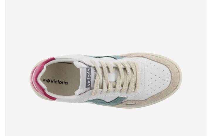 Actual product image Victoria leather effect and split leather sneakers seul (39)